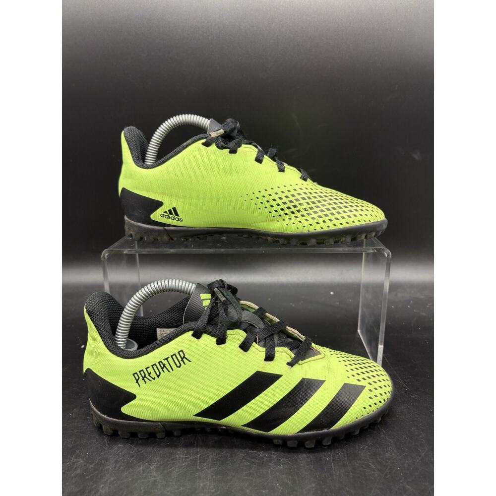 Adidas Predator 20.4 Turf Soccer Cleats Youth Size 2 EH3041 Green Black